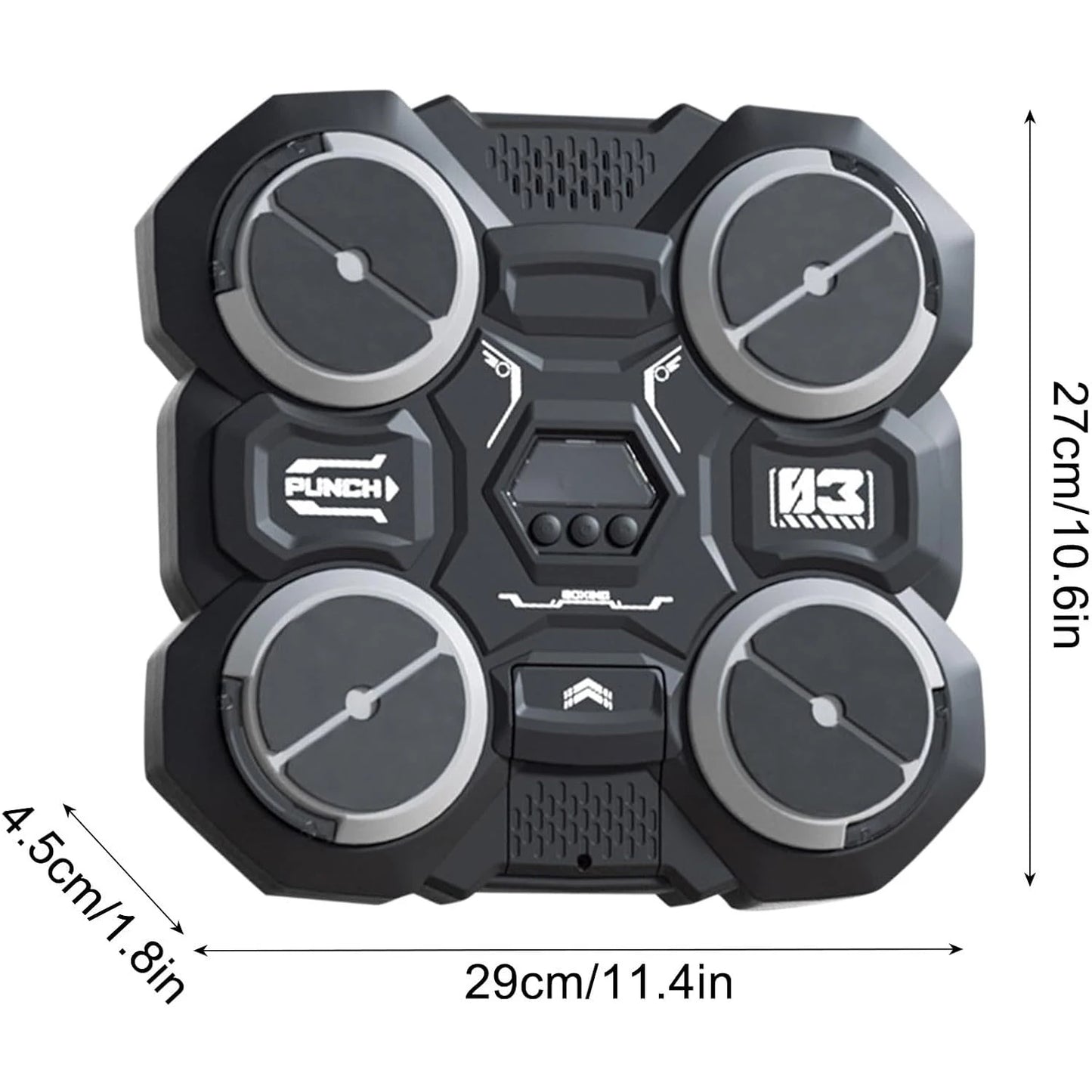 Music Boxing Machine with Music,Bluetooth Music Boxing Machine for Children Wall Mounted,Smart Music Boxing Game