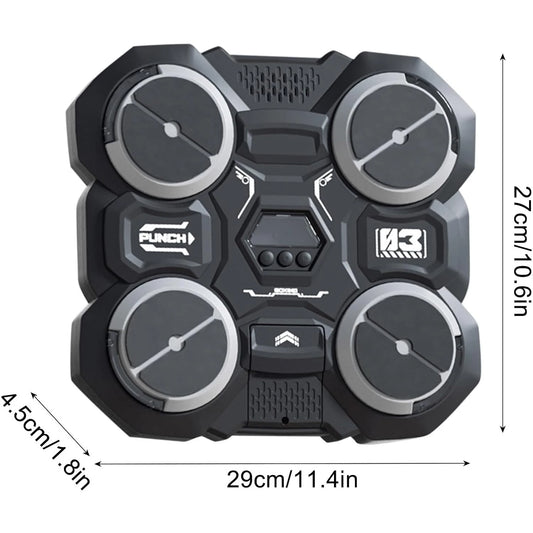 Music Boxing Machine with Music,Bluetooth Music Boxing Machine for Children Wall Mounted,Smart Music Boxing Game